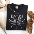Lotus Flower Mandala T-Shirt | Bohemian Zen Yoga Clothing Tee