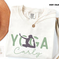 Personalized Name Yoga T-Shirt | Women's Teacher Coach Inspirational Zen Shirt Apparel Tee