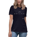 Just Breathe Yoga T-Shirt | Unisex Cotton Zen Tee