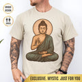 Buddha T-Shirt Vintage Meditation Graphic: Spiritual Zen Shirt, Mindfulness Tee Gift