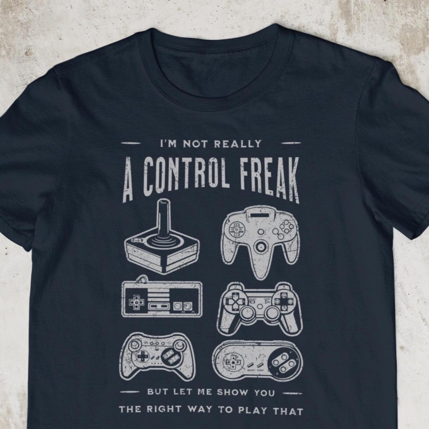 Control Freak Gamer Shirt | I'd Rather Be Gaming Tee | Adult Youth Unisex Shirt