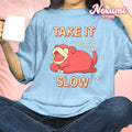 Slowpy T-shirt Cute Kawaii Shirt Print Comfort T-shirt Anime Shirt Video Game Gift