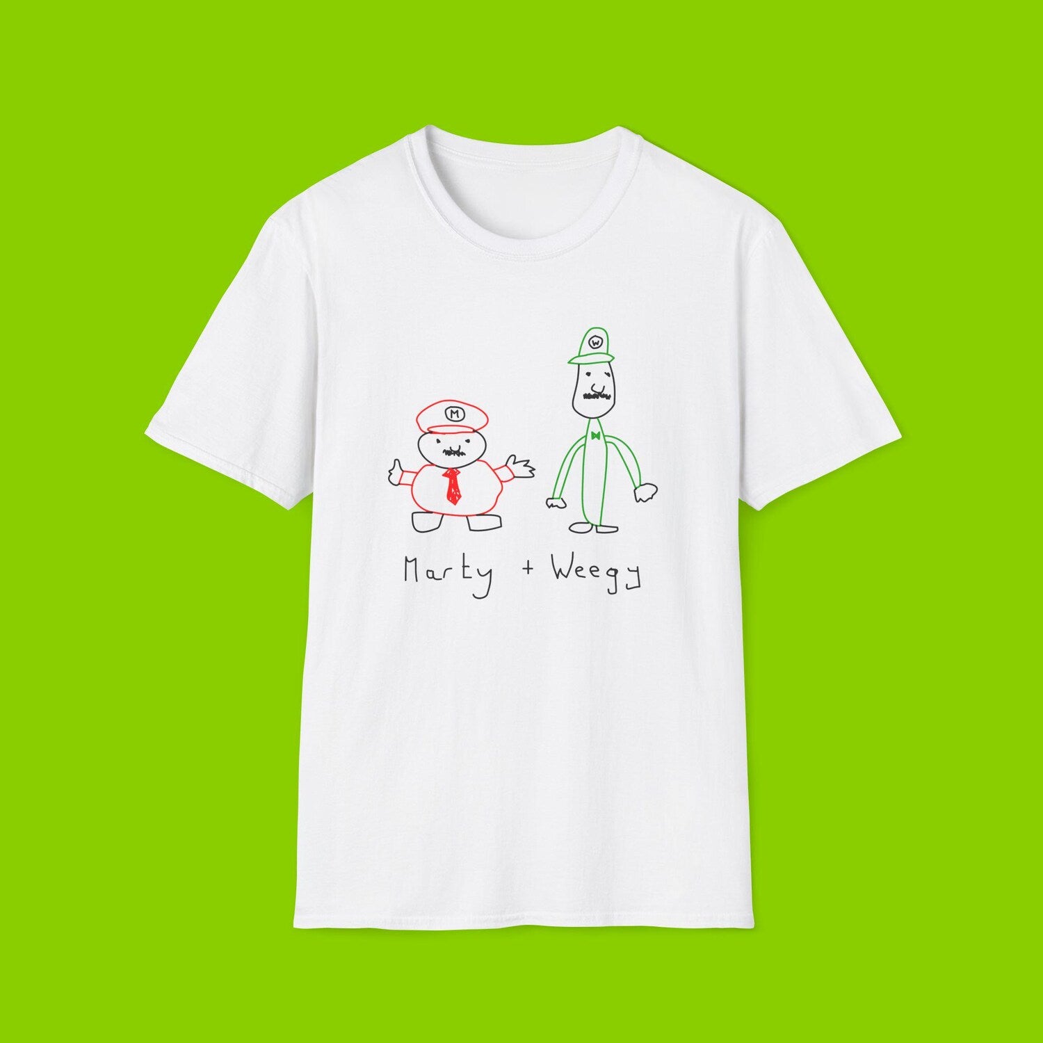 Marty And Weegee Joke T-Shirt | Funny Parody Meme Tee | Unisex Softstyle Tee