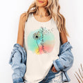 Just Breathe Comfort Colors Tank: Meditation Shirt, Yoga Shirt, Mental Health Gift
