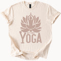 But First Yoga Shirt | Meditating Lotus Pose Mindfulness Fitness Workout Spiritual Lover Gift Tee