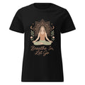 Breathe In Let Go Shirt: Boho Yoga Meditation Tee for Mindful Living