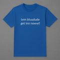tem bluudude roblox shirt – matching gamer t-shirt for c00lkid fans – funny blue aesthetic tee for kids & teens