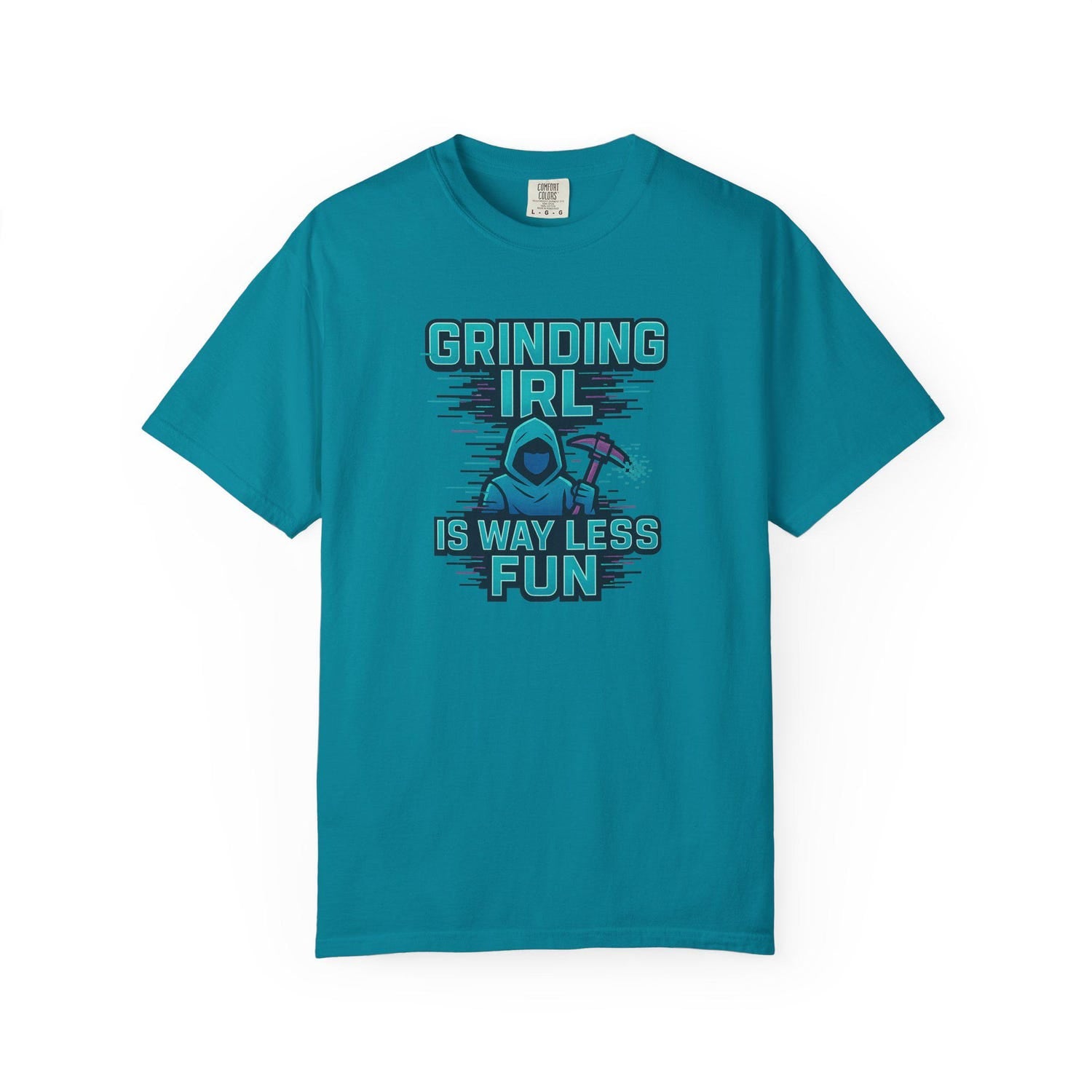 IRL GRINDING Gamer T-shirt, Funny Video Game Tee, Gaming Culture Shirt, Esports Streamer Gift, Retro Gamer Apparel, Gamer Slang Clothes