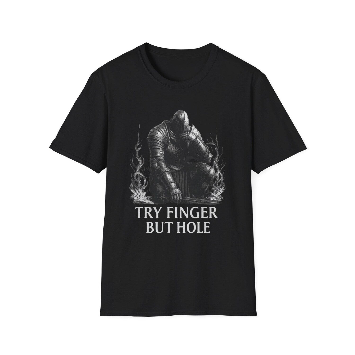 Knight Meme T-Shirt | Funny Retro Gaming Graphic Tee | Dark Souls Apparel