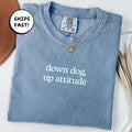 Comfort ColorsÂ® Yoga Gift Shirt: Funny Breathe Design Tee for Friends