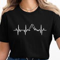 Yoga Heartbeat T Shirt Downward Dog | Fitness Workout Yoga Lover Instructor Meditation Apparel Tee Gift
