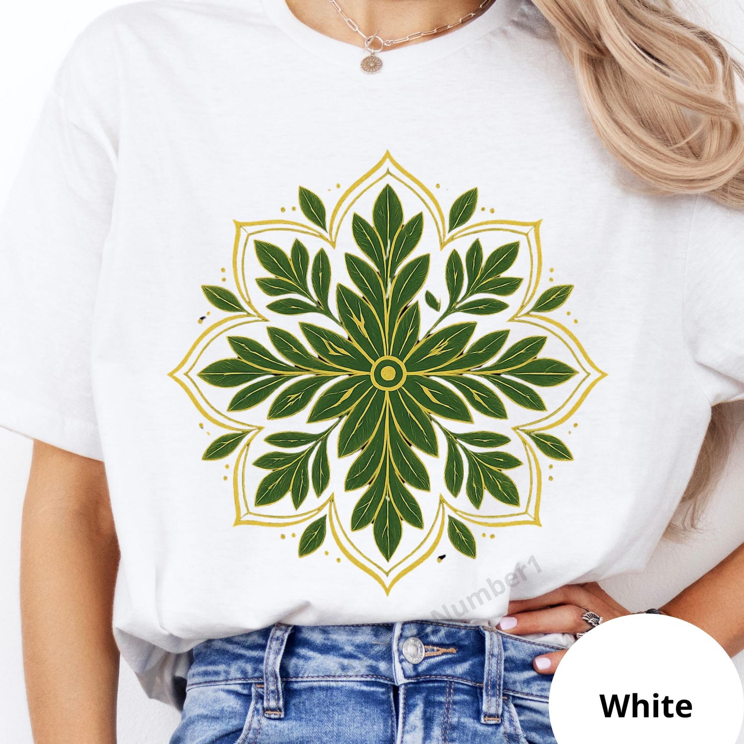 Mandala Yoga T-Shirt | Sacred Geometry Good Vibes Art Tee