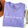 Comfort ColorsÂ® Meow Is the New Om Shirt: Funny Cat Quote Tee for Spiritual Humor