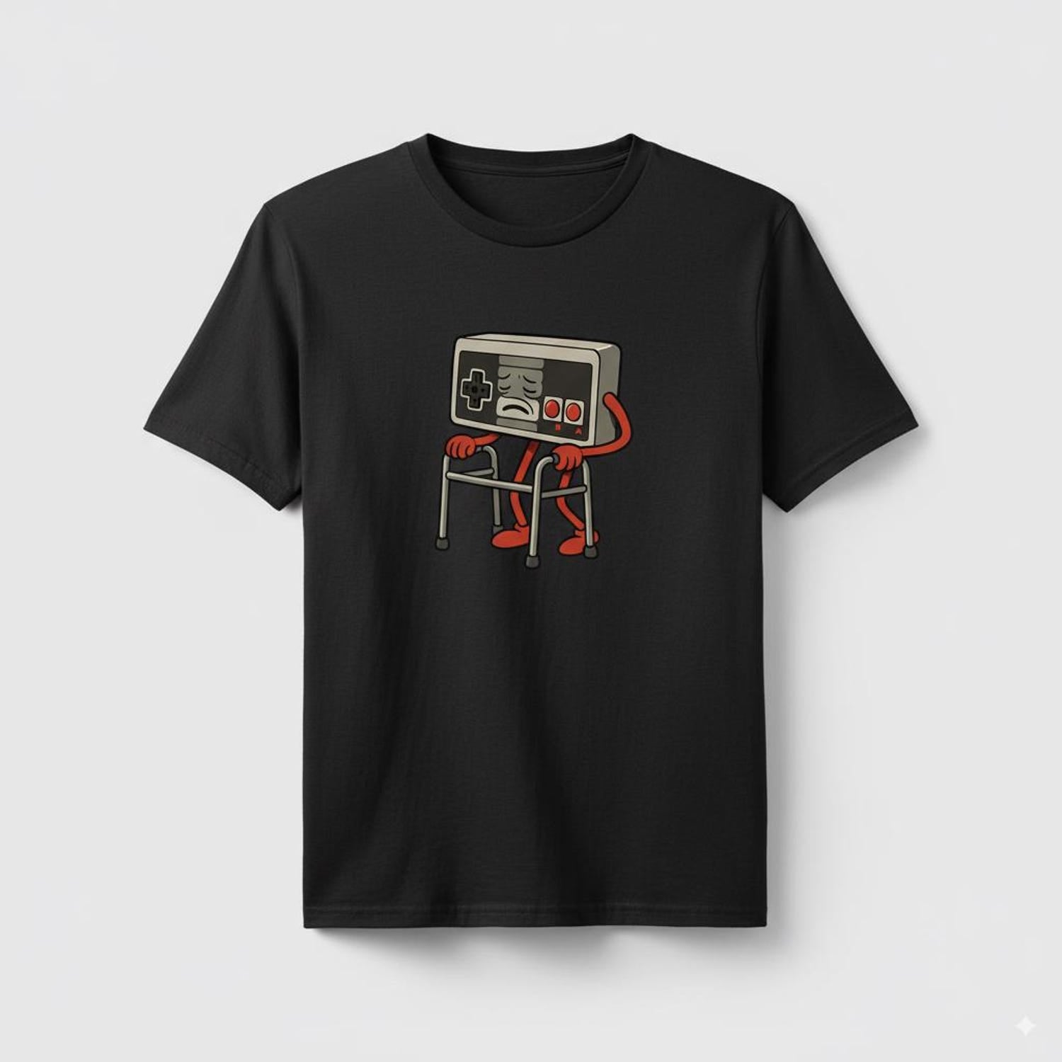 Funny Old Gamer T-Shirt | Retro 80s 90s Video Game Nostalgia | Gift For Gamers