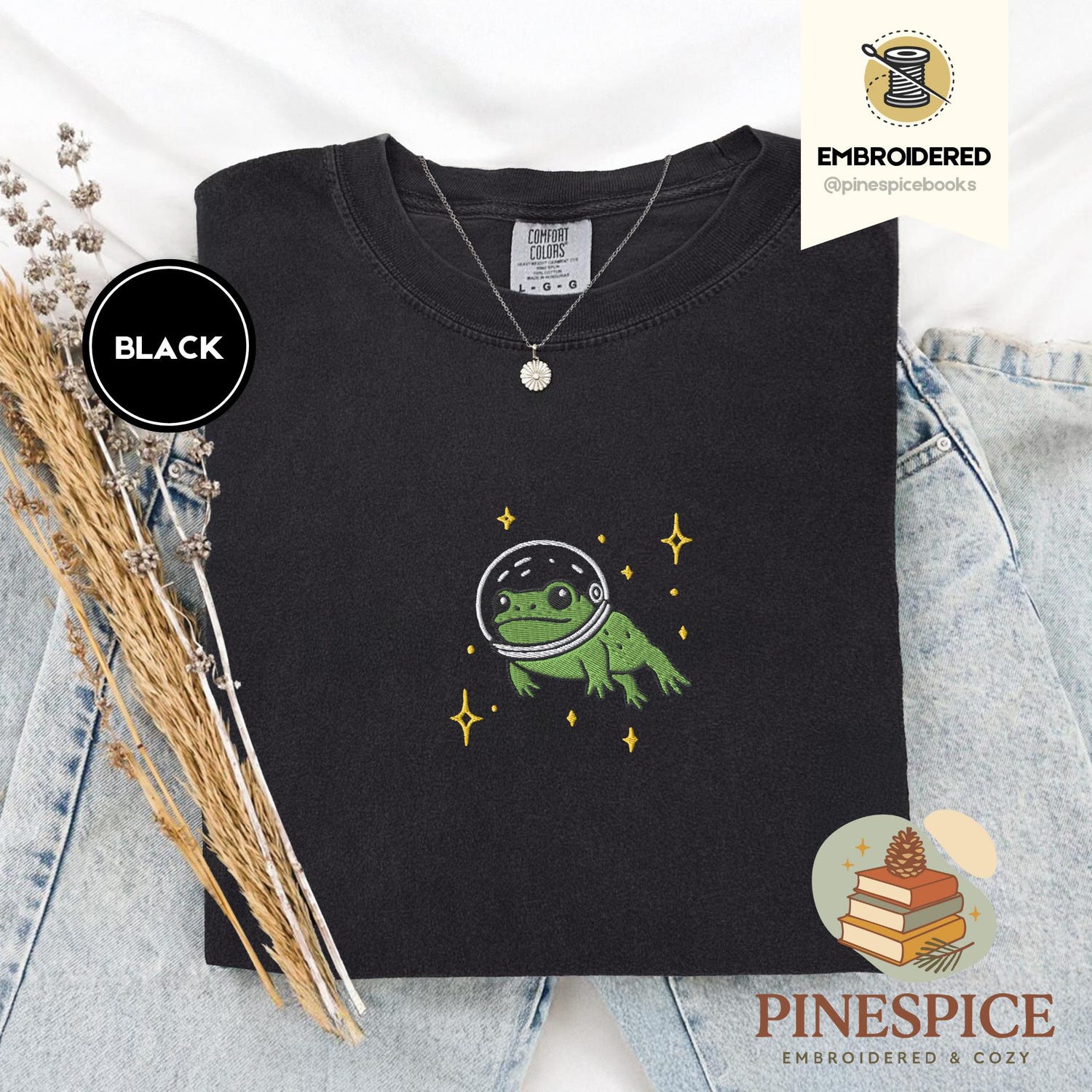 Space Frog T-Shirt | Funny Cosmic Animal Tee | Whimsical Gamer Gift