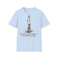 Funny Yoga Skeleton T-Shirt: Balance Quote Unisex Tee Gift