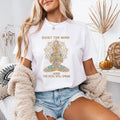 Boho Moon Phase Mandala T-Shirt: Quiet the Mind Graphic Tee