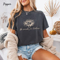 No Mud No Lotus Shirt: Yoga Meditation T-shirt, Unisex Comfort Colors T-shirt