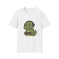 Dino Gamer T-Shirt: Funny Dinosaur with Headphones