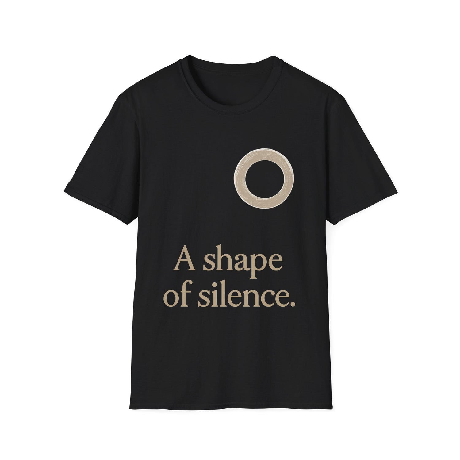 Minimalist Quote Unisex T-Shirt | Modern Casual Inspirational Thoughtful Birthday Yoga Lover Apparel Tee Gift