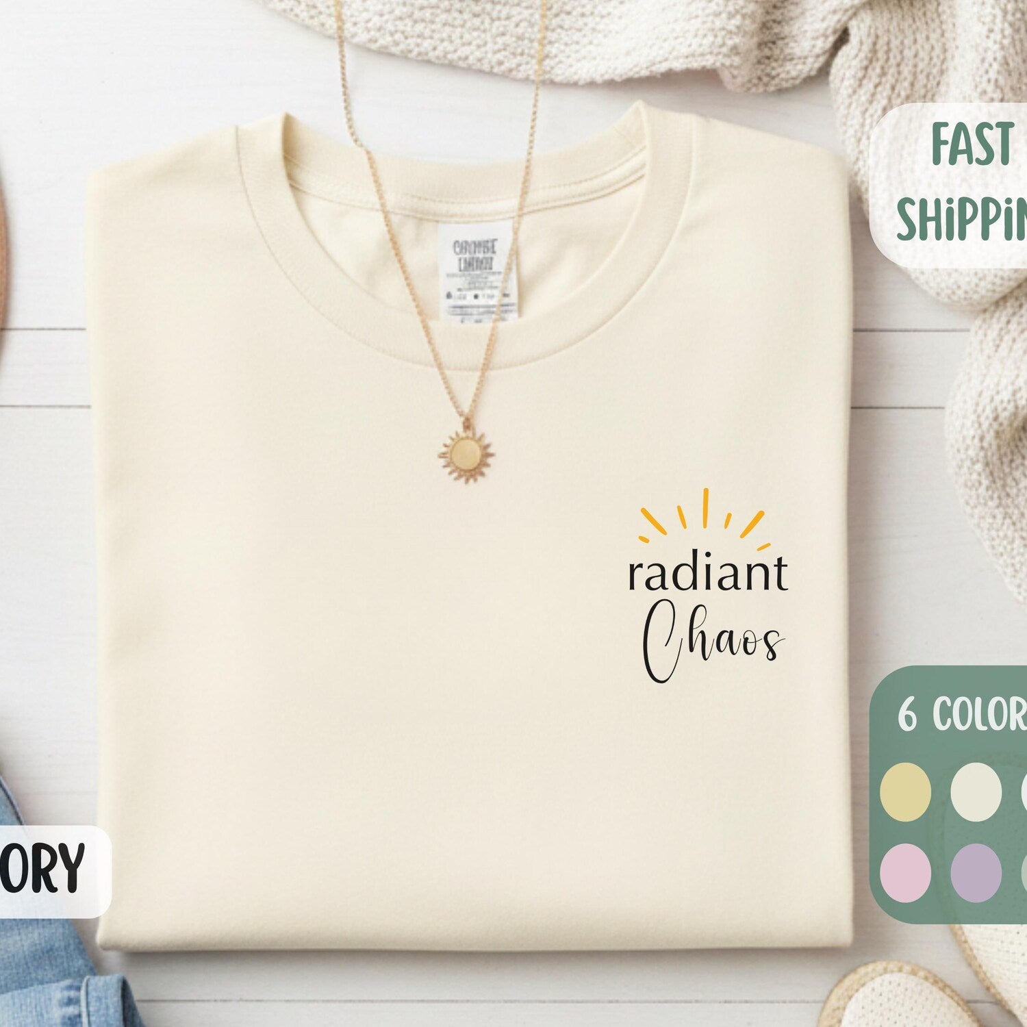 Minimalist Comfort ColorsÂ® Shirt: Self-Care Tee, Mental Health Shirt, Yoga Teacher Top Gift
