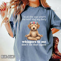Funny Dog Yoga T-Shirt for Women: Cute Puppy Meditation Tee Humorous Dog Lover Gift