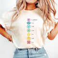 Chakra Shirt: Yoga T-Shirt, Mandala Tee, Meditation Shirt Chakra Symbols Shirt Gift