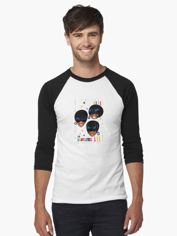 60s girl Baseball Sleeve T-Shirt T-Shirt | Trending Design | High Demand Item