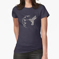 The humming bird Fitted T-Shirt for Sale by CharlyB