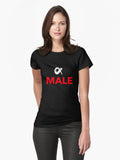 Alpha Male Sign Fitted Shirt T Shirt US Market