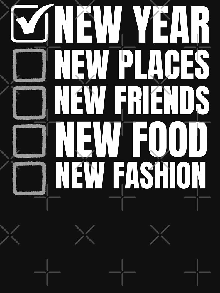 2026 Resolutions Checklist - Travel and Friendship list by Nordic Echo Unisex T-shirt, Sweatshirt, Hoodie, Long Sleeve Tee