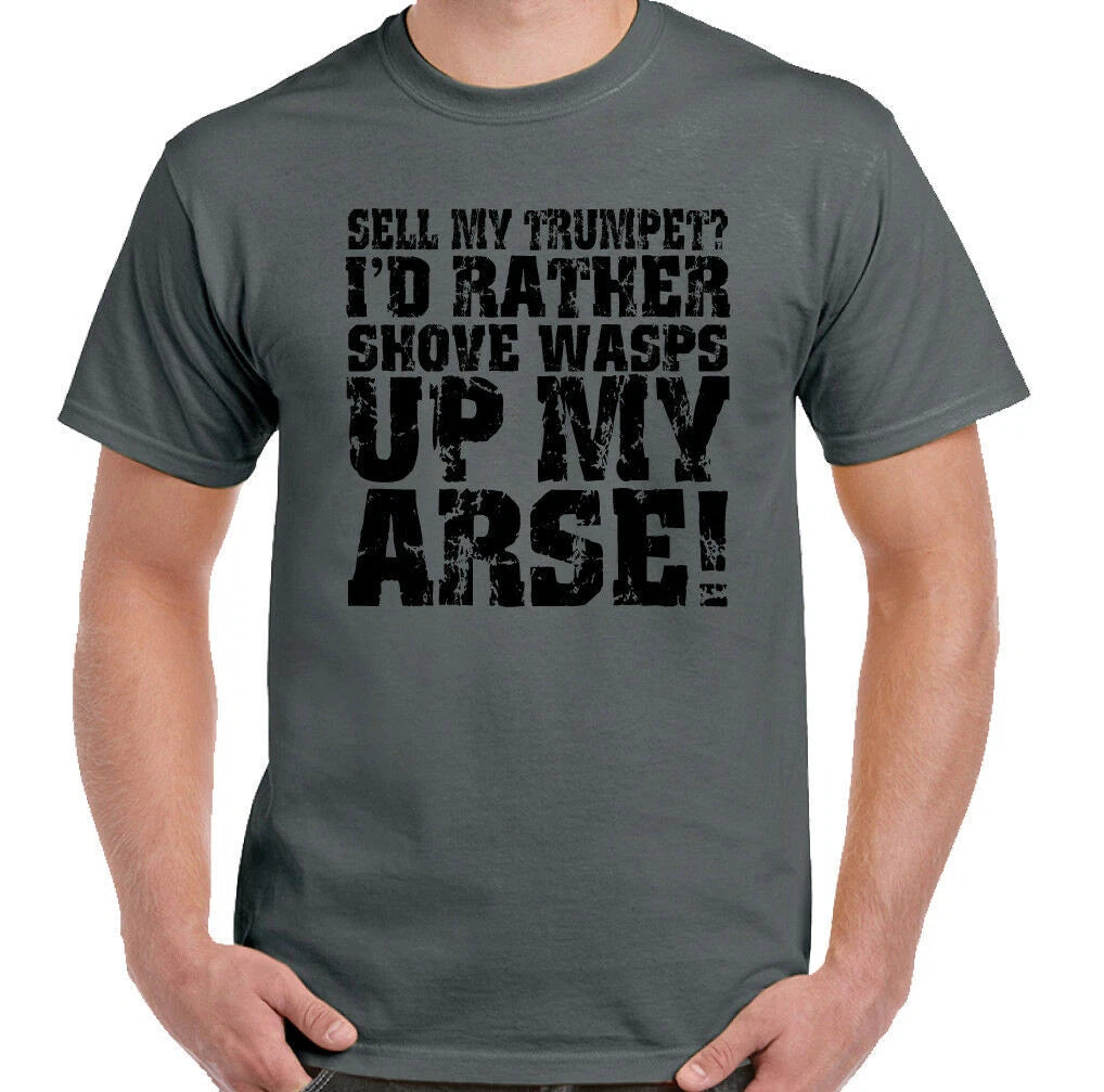 Trumpet Tshirt Mens Funny Sell My Instrument Brass Band Player Tee Top Unisex T-Shirt | Vintage Style | Great Gift For Fans
