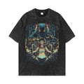 Hot Selling Printed Tshirt Mens Loose Washed And Wornout Pure Cotton Top T-Shirt | Bold Fan Favorite | Popular Graphic Edition