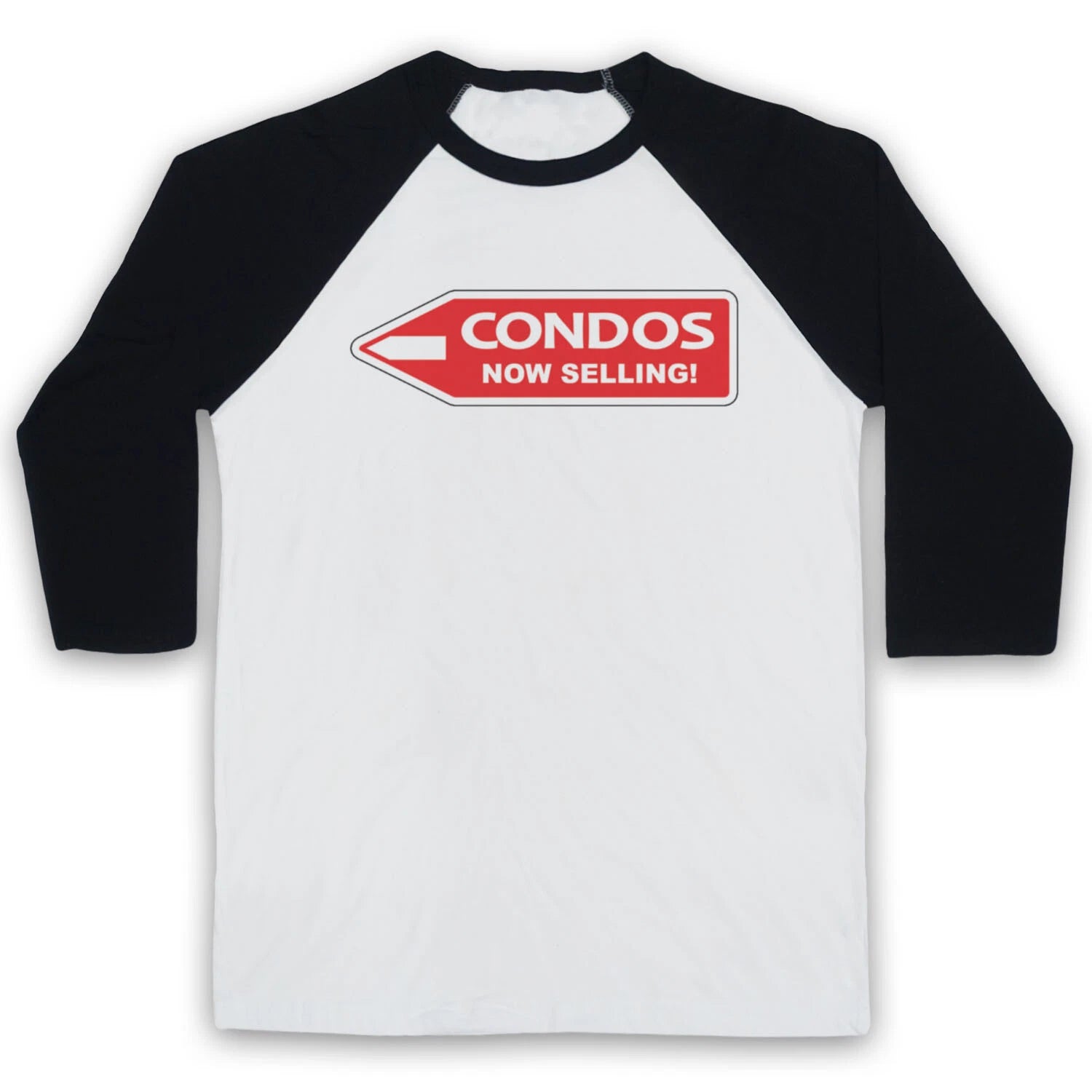 Elbow Unofficial One Day Like This Condos Now Selling 34 Sleeve Baseball Tee T-Shirt | Bold Fan Favorite | Trending Fashion Apparel