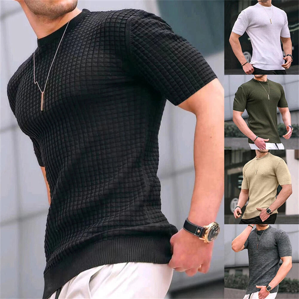 Hot Selling Mens Sports Short Sleeved Round Neck Tshirt Casual Sports Top T-Shirt | Top Trending Design | Comfortable All-Day Fit