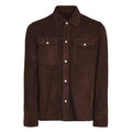 Top Selling New Mens Brown Suede Shirt 100 Pure Lambskin Causal Slim Fit Shirt T-Shirt | Iconic Graphic Look | Must-Have For Collectors