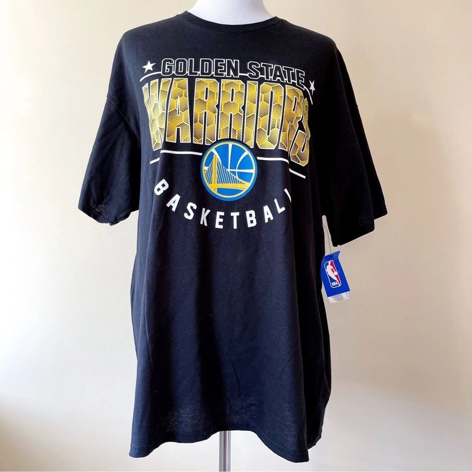 Golden State Warriors Basketball T-shirt Mens Size Xl Nba Tee Black Fan Gift | Trendy Graphic Tee | Casual Unisex T-shirt