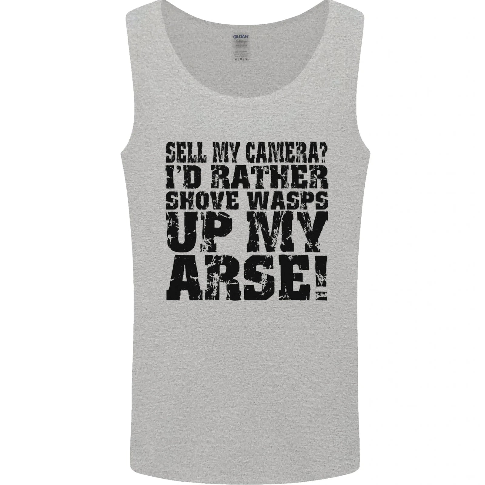 Sell My Camera Photographer Photography Mens Vest Tank Top Tank Top | High-Quality Print | Must-Have For Collectors