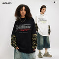 Hot Selling New Fake Twopiece Bottom Printed Camouflage Patchwork Top For Men T-Shirt | Classic Streetwear | Great Gift For Fans