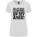 Sell My Rifle Soldier Farmer Farming Range Womens Wider Cut Tshirt T-Shirt | Iconic Graphic Look | Comfortable All-Day Fit