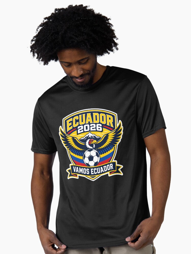 Ecuador 2026 Eagle Football Crest Active T-Shirt