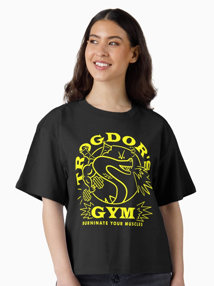Trogdors Gym Boxy T Shirt Boxy T Shirt Comfort Fit Modern Aesthetic