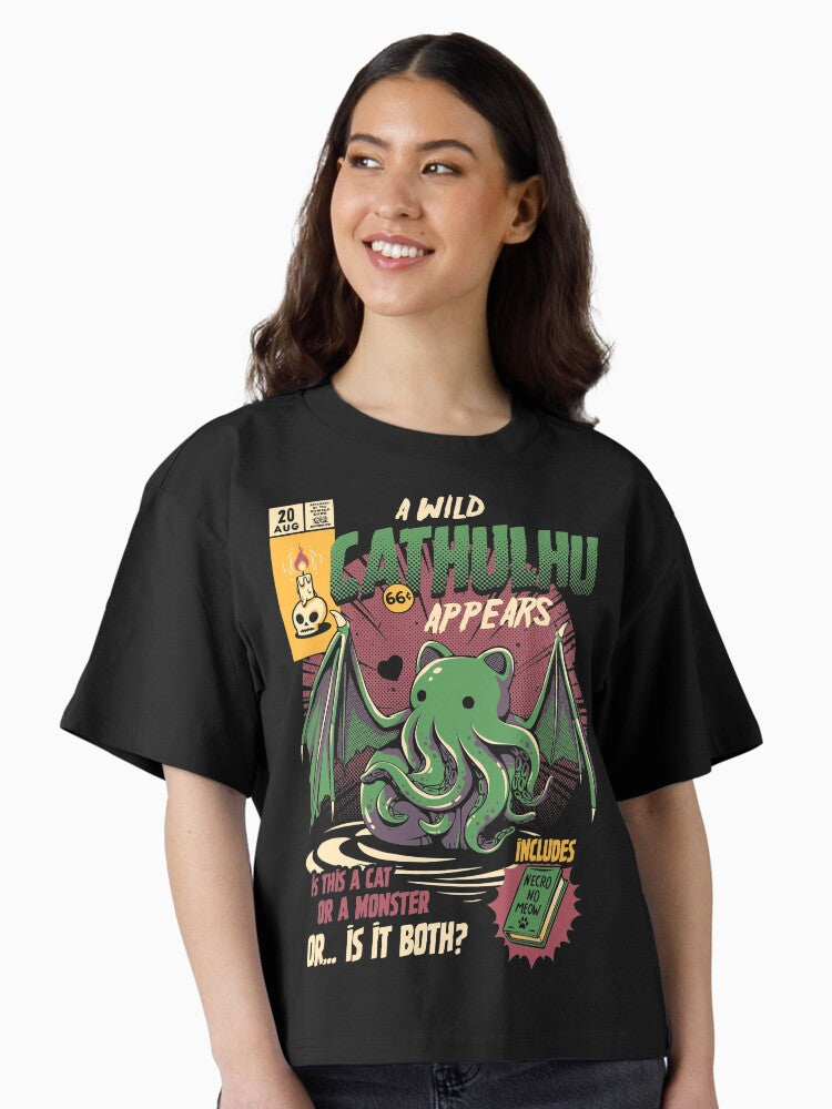 Cathulhu Boxy T Shirt Boxy T Shirt High Search Demand Boxy Fit