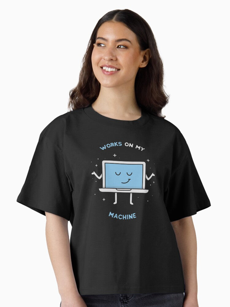 Works on my Machine Programming Boxy T Shirt Boxy T Shirt Viral TikTok Gift Ready