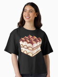 Italian Tiramisu Cake Boxy T Shirt Boxy T Shirt High Search Demand Modern Aesthetic