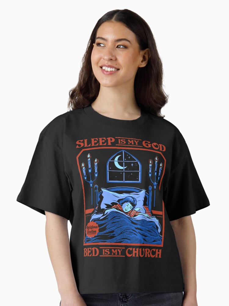 Sleep is my God Boxy T Shirt Boxy T Shirt Comfort Fit Daily Wear