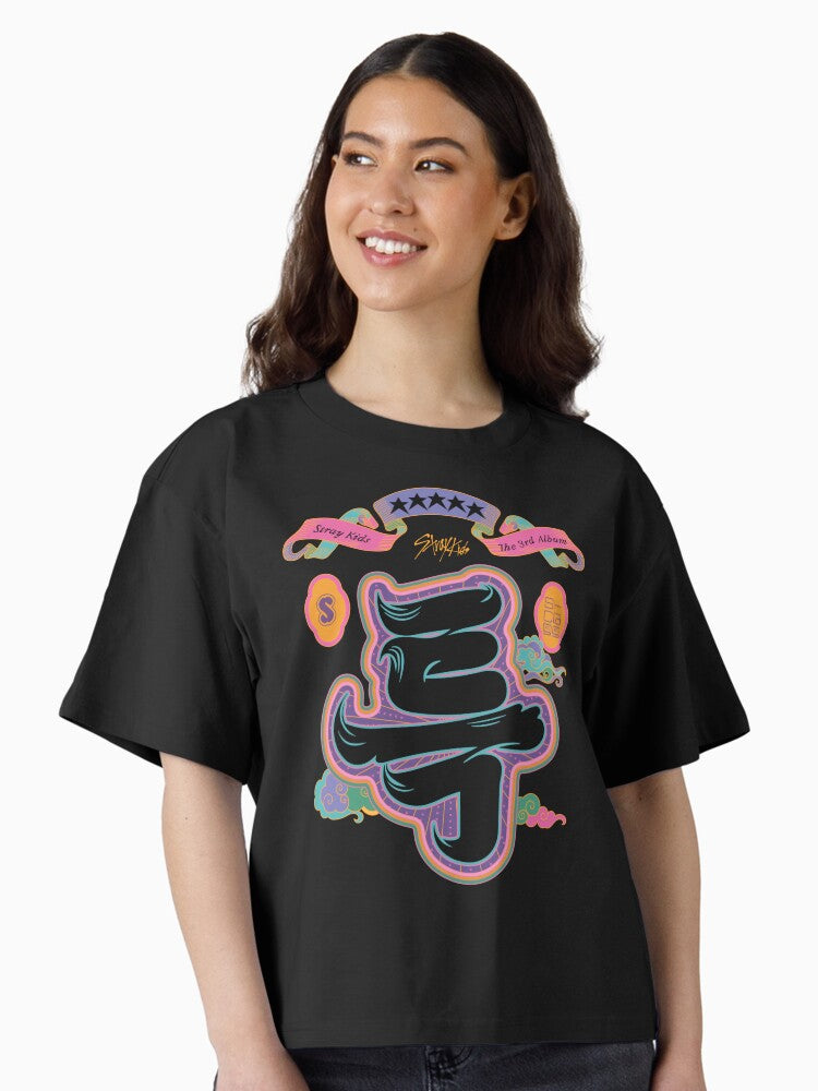 Stray Kids 5 limited Boxy T Shirt Boxy T Shirt Comfort Fit Daily Wear