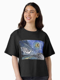 2000 Watercolour Golden Section White Dove Boxy T Shirt Boxy T Shirt Trending US Boxy Fit
