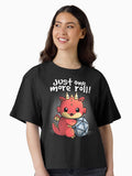Dragon one more roll Boxy T Shirt Boxy T Shirt Streetwear Style Daily Wear