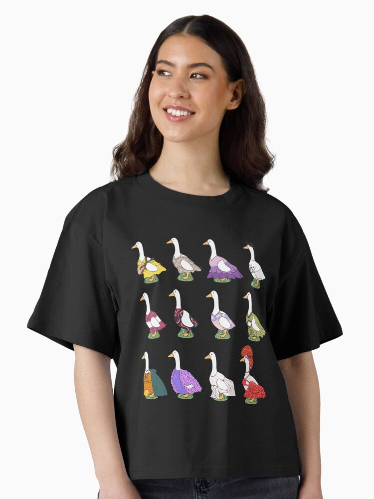 12 Era Geese Boxy T Shirt Boxy T Shirt Premium Print Gift Ready